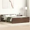 Image de vidaXL Cadre de lit sans matelas chêne marron 140x190 cm