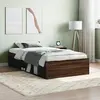 Image de vidaXL Cadre de lit sans matelas chêne marron 90x190 cm