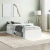 Image de vidaXL Cadre de lit sans matelas blanc 75x190 cm