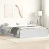 Image de vidaXL Cadre de lit sans matelas blanc 160x200 cm