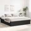 Image de vidaXL Cadre de lit sans matelas noir 200x200 cm