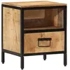 Image de VIDAXL Table de Chevet Bois de Manguier Massif