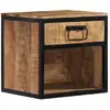 Image de vidaXL Table de chevet bois de manguier