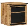 Image de vidaXL Table de chevet Bois de manguier