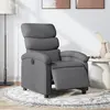 Image de vidaXL Fauteuil inclinable électrique - Gris foncé