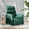 Image de vidaXL Fauteuil inclinable électrique - Vert foncé