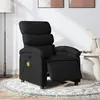 Image de vidaXL Fauteuil de massage Noir Tissu