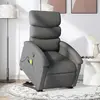Image de vidaXL Fauteuil de Massage Inclinable - Gris foncé
