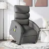Image de vidaXL Fauteuil de massage Gris foncé