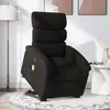 Image de vidaXL Fauteuil de massage électrique - Noir Tissu