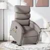 Image de VidaXL Fauteuil électrique de massage - Taupe