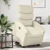 Image de Fauteuil inclinable Crème Similicuir - vidaXL