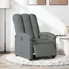 Image de vidaXL Fauteuil Électrique Gris Foncé Tissu