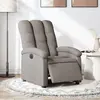 Image de vidaXL Fauteuil électrique Taupe