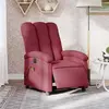 Image de vidaXL Fauteuil de Massage Inclinable Électrique - Rouge Bordeaux