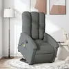 Image de vidaXL Fauteuil de massage inclinable - Gris foncé