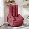 Image de vidaXL Fauteuil inclinable de massage - Rouge bordeaux