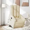 Image de VidaXL Fauteuil massage - Crème