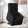 Image de VidaXL Fauteuil inclinable de massage électrique - Noir Tissu