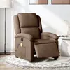Image de VidaXL Fauteuil inclinable de massage électrique - Marron