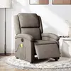 Image de vidaXL Fauteuil de massage inclinable - Taupe