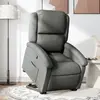 Image de vidaXL Fauteuil inclinable - Gris foncé