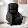 Image de VIDAXL Fauteuil de Massage Noir Tissu