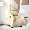 Image de vidaXL Fauteuil de massage - Crème