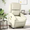 Image de vidaXL Fauteuil de massage - Crème