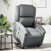 Image de vidaXL Gris Similicuir