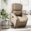 Image de vidaXL Fauteuil Massage Électrique - Cappuccino Similicuir