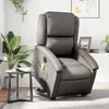 Image de vidaXL Fauteuil de massage électrique - Gris