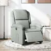 Image de vidaXL Fauteuil inclinable électrique - Gris clair velours