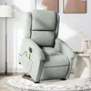 Image de vidaXL Fauteuil de massage électrique - Gris clair