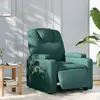Image de VIDAXL Fauteuil de massage vert foncé
