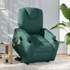 Image de vidaXL - Fauteuil de massage inclinable - Vert foncé
