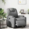 Image de vidaXL Fauteuil Inclinable Électrique Gris Similicuir