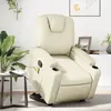 Image de VIDAXL Fauteuil de massage - Crème