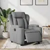 Image de vidaXL Fauteuil inclinable électrique - Gris clair
