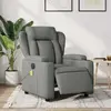 Image de vidaXL Fauteuil de massage - Gris foncé
