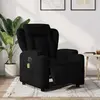 Image de vidaXL Fauteuil de Massage Inclinable Électrique Noir Tissu