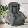 Image de vidaXL Fauteuil de massage inclinable - Gris foncé