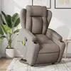 Image de Fauteuil massage VidaXL - Taupe Tissu