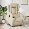 Image de vidaXL Fauteuil électrique - Crème tissu