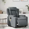 Image de vidaXL Fauteuil de massage inclinable électrique - Gris