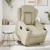 Image de vidaXL Fauteuil inclinable électrique crème
