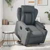 Image de vidaXL Fauteuil inclinable électrique - Gris