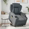 Image de VIDAXL Gris similicuir