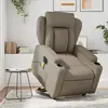 Image de vidaXL Fauteuil inclinable de massage électrique - Cappuccino