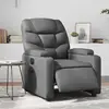 Image de VidaXL Fauteuil inclinable électrique - Gris Similicuir